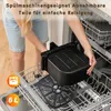 ZMH Heißluftfritteuse xxl 6L Airfryer Schwarz Einzelkorb Produktbild-Vorschau 6