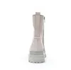 A single beige boot is shown from the back on a white background. Produktbild-Vorschau