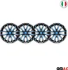 4x Radkappen 16 zoll Schwarz & Blau Produktbild-Vorschau 8