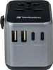 Adattatore da viaggio Verbatim Eu/Uk/Us2Xusb-A/2Xusb-C Pd Anteprima dell’immagine prodotto 2