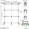 VOUNOT® Wäscheständer Turm Ausziehbar mit Faltbaren Produktbild-Vorschau 3