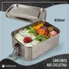 Pojemnik na lunch ze stali nierdzewnej o pojemności: 850 ml Podgląd zdjęcia produktu 6