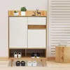 Botníky 60*32*90cm Botník s dvířky Volně stojící botník Náhled obrázku produktu 2