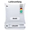 Komfortec Bettwäsche 135x200 4teilig Bettwäsche-Sets 2 Produktbild-Vorschau 6
