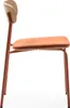 CALICOSY - Lot de 2 chaises en tissu avec pieds en métal Voir les images du produit 5
