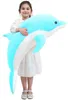 Pluszowa zabawka w kształcie delfina - 50 cm - niebieska Podgląd zdjęcia produktu 1