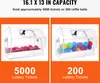 SucceBuy Acryl-Tombola-Trommel, fasst 5000 Tickets oder 200 Produktbild-Vorschau 3