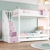 Letto a castello Sweiko per bambini 90x200 cm, con motivi Anteprima dell’immagine prodotto 3
