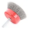 Brosse métallique abrasive Brosse boisseau acier inoxydable Voir les images du produit 6