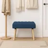 Banc rembourré VidaXL, bleu, 60 x 40 x 45 cm, tissu Voir les images du produit 4
