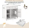 COSTWAY Katzenschrank für Katzentoilette, Katzenklo Produktbild-Vorschau 3