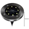 A solar-powered ground light with dimensions indicated. Anteprima dell’immagine prodotto