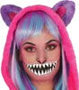 Katze Abenteuerfigur Kostüm Lila Pink Kapuze Karneval Produktbild-Vorschau 3