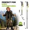 Qunature 1 pz bastoncini da trekking per bambini bastoncini Anteprima dell’immagine prodotto 3