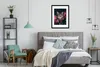 MuchoWow® Gerahmtes Poster Katze - Blumen - Blätter - Produktbild-Vorschau 7