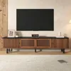 Moderner Lowboard-TV-Schrank mit Schiebetüren und Produktbild-Vorschau 7