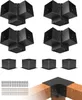 VEVOR sada konzol pre pergoly 152,4 x 152,4 mm, 8 kusov, Náhľad obrázku produktu 9