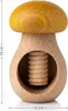 Nussknacker Holz Pilzform Gelb Küchenhelfer manuell Produktbild-Vorschau 5