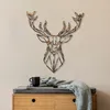 Wallity, Deer - 3, Nachbildungatives Wandaccessoire aus Produktbild-Vorschau 2