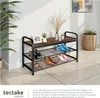 Étagère à chaussures SOUTHAMPTON 91x36x55cm - Bois foncé Voir les images du produit 4