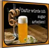 vianmo Holzschild 20x30 cm Bier dafür würde ich arbeiten Produktbild-Vorschau 1