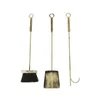 Dabstal Kamingarnitur 3 Elemente Classic 75 cm gold Produktbild-Vorschau 2