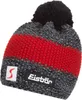Eisbär Styler Pompon SP Beanie Anthracite/Blackmele/Red UNI Produktbild-Vorschau 5