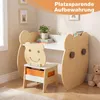 Komplet dziecięcy stół i krzesło KOMFOTTEU, zestaw 3 w 1 z Podgląd zdjęcia produktu 6