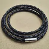 Vintage Damen Herren Mehrschichtiges geflochtenes Leder Produktbild-Vorschau 5