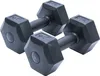 Two black dumbbells are shown against a white background. Anteprima dell’immagine prodotto