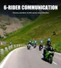S8 Motorrad Intercom 1200m Motorradhelm 6 Fahrer Bluetooth Produktbild-Vorschau 4