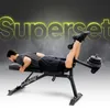 A man is performing a leg exercise on a weight bench with weights attached to his ankles. Náhľad obrázku produktu
