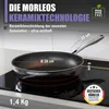 Morleos Keramikpfanne 28cm | Vollbeschichtet | 5-Schicht - Produktbild-Vorschau 2