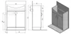 Aqualine SIMPLEX ECO 65 Waschtischunterschrank mit Produktbild-Vorschau 7