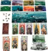 A collection of game components for the board game Knarr, including cards, a game board, and tokens. Podgląd zdjęcia produktu