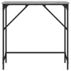 vidaXL Konzolový stolek Grey Sonoma 75x32x75 cm Dřevěné Náhled obrázku produktu 4