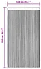 vidaXL Závěsy z nití 2 ks. 140 x 250 cm Hnědý Náhled obrázku produktu 7