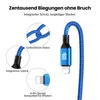 USB-A auf iPhone Nylon Kabel Typ A Ladekabel für iPhone - Produktbild-Vorschau 5