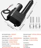 VEVOR 12 V lineární pohon, zdvih 150 mm, 9000 N, lineární Náhled obrázku produktu 7