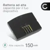 CELLONIC 2x Batteria per Headset / Auricolare / Cuffie Anteprima dell’immagine prodotto 2