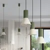 Lampa wisząca ryflowana ESTRIA zielono-beżowa 3xE14x15W Podgląd zdjęcia produktu 14