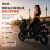 Motorroller 50 ccm Burnout BAD s Mattschwarz 25 km/h Produktbild-Vorschau 2