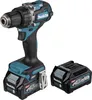 A cordless drill and its battery pack are shown against a white background. Produktbild-Vorschau