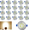 UISEBRT 20X 3W LED reflektor zapuštěné bodové světlo Náhled obrázku produktu 1