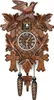 Retro-Wanduhr aus Holz im nordischen Stil mit Produktbild-Vorschau 1