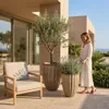 Provencelia Keramik Pflanzkübel Hugo Beige, Ø44 x H59 cm, Produktbild-Vorschau 2