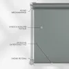 Roleta Estika bez vrtání – 60 cm x 150 cm – Šedá – Snadná Náhled obrázku produktu 3