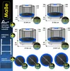 KESSER® - Trampolin  | Rheinland GS  | Komplettset mit Produktbild-Vorschau 7