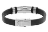 trendor 75801 Herren Leder-Armband Schwarz mit Kreuz 2 Náhled obrázku produktu