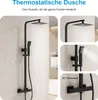 Système de douche Heilmetz avec thermostat, noir mat, Voir les images du produit 10